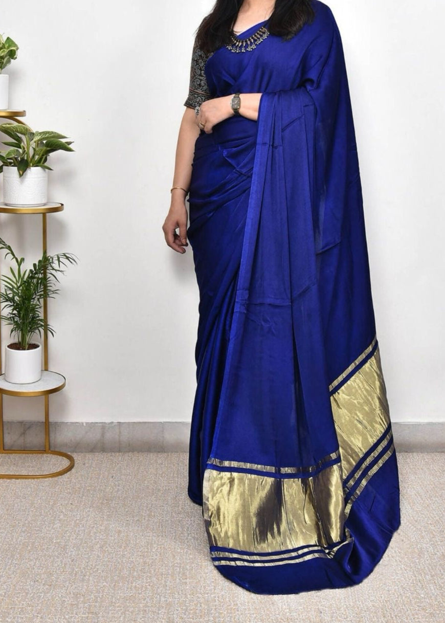Kashish Lagdi Patta Pure Modal Silk Sarees