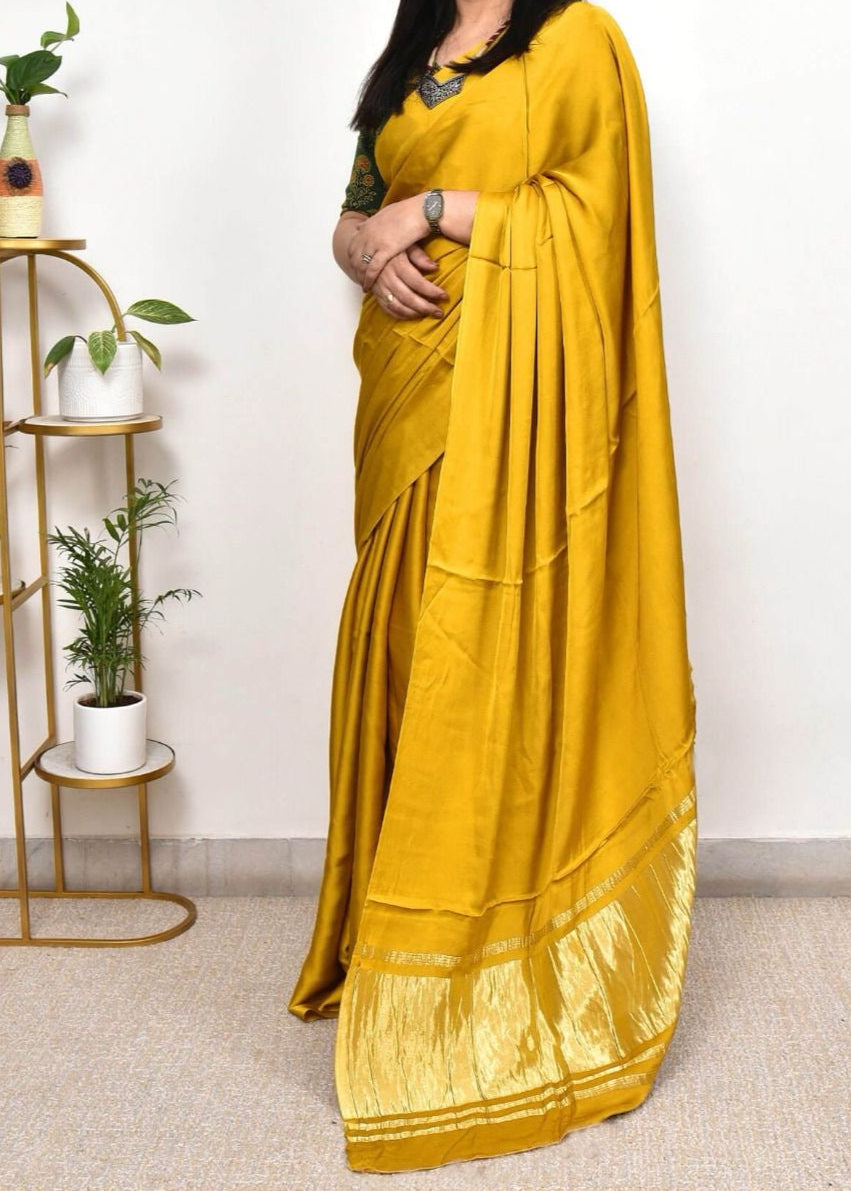 Kashish Lagdi Patta Pure Modal Silk Sarees