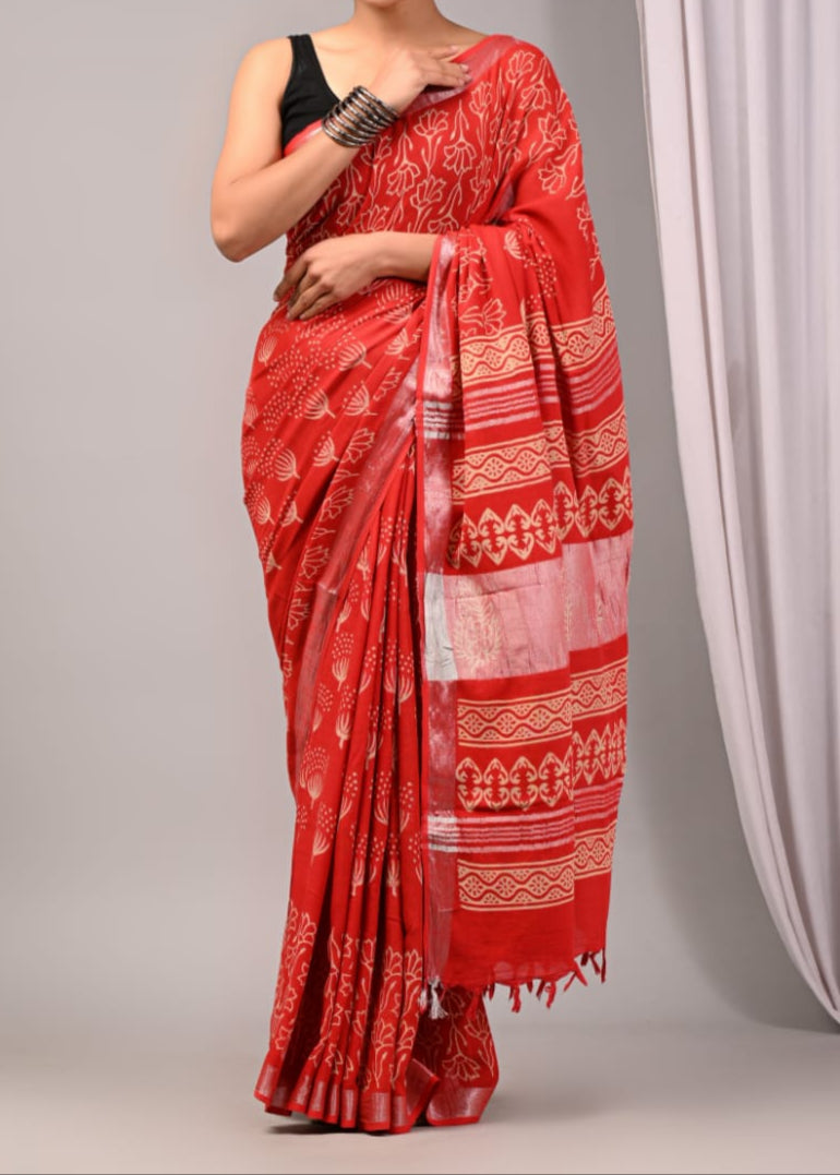 Dandi Linen Saree