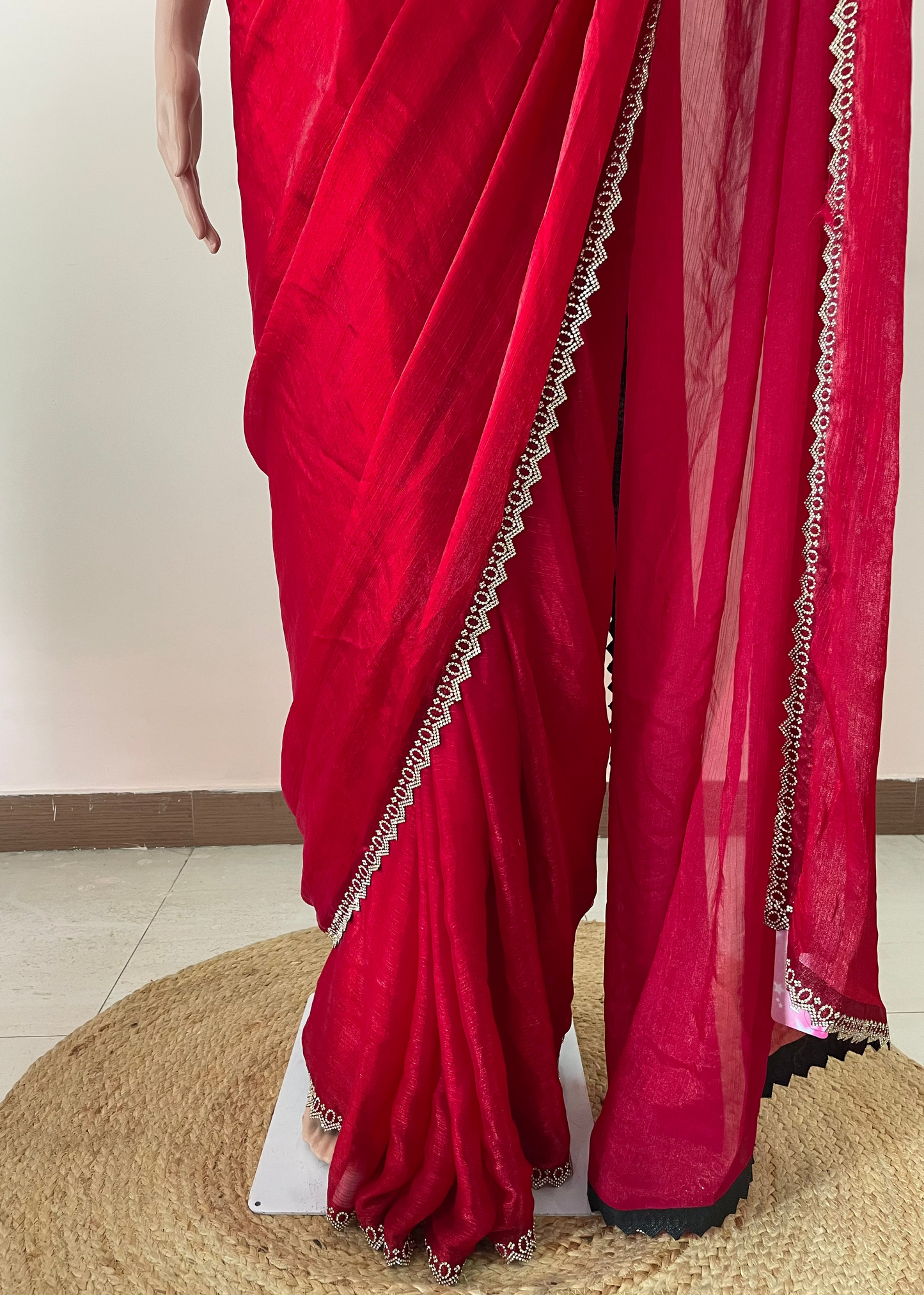 Star Tissue Svarovski Saree