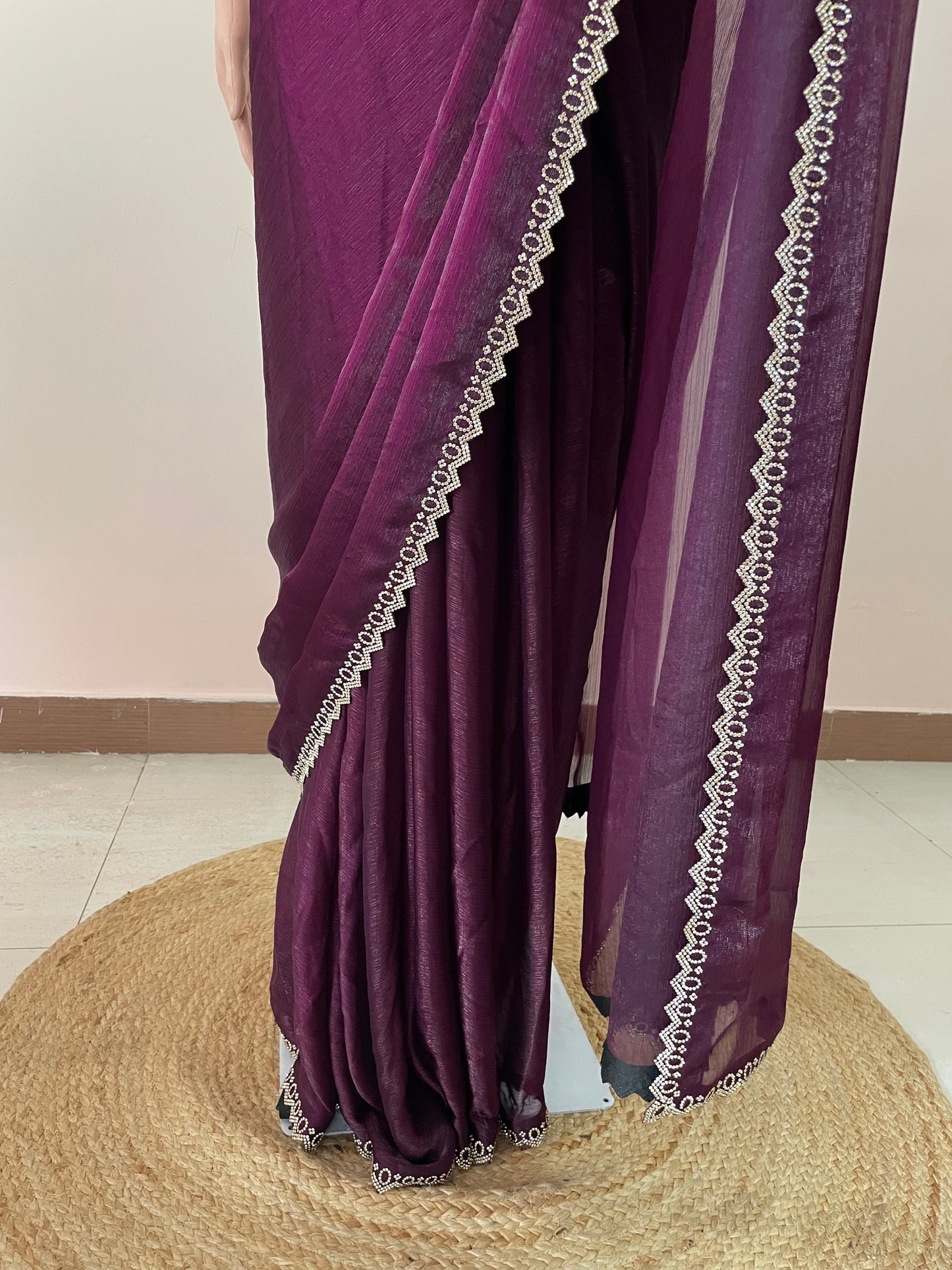 Star Tissue Svarovski Saree