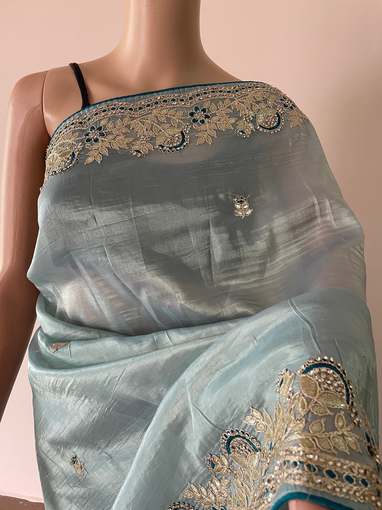 Gota Patti Tissue Saree