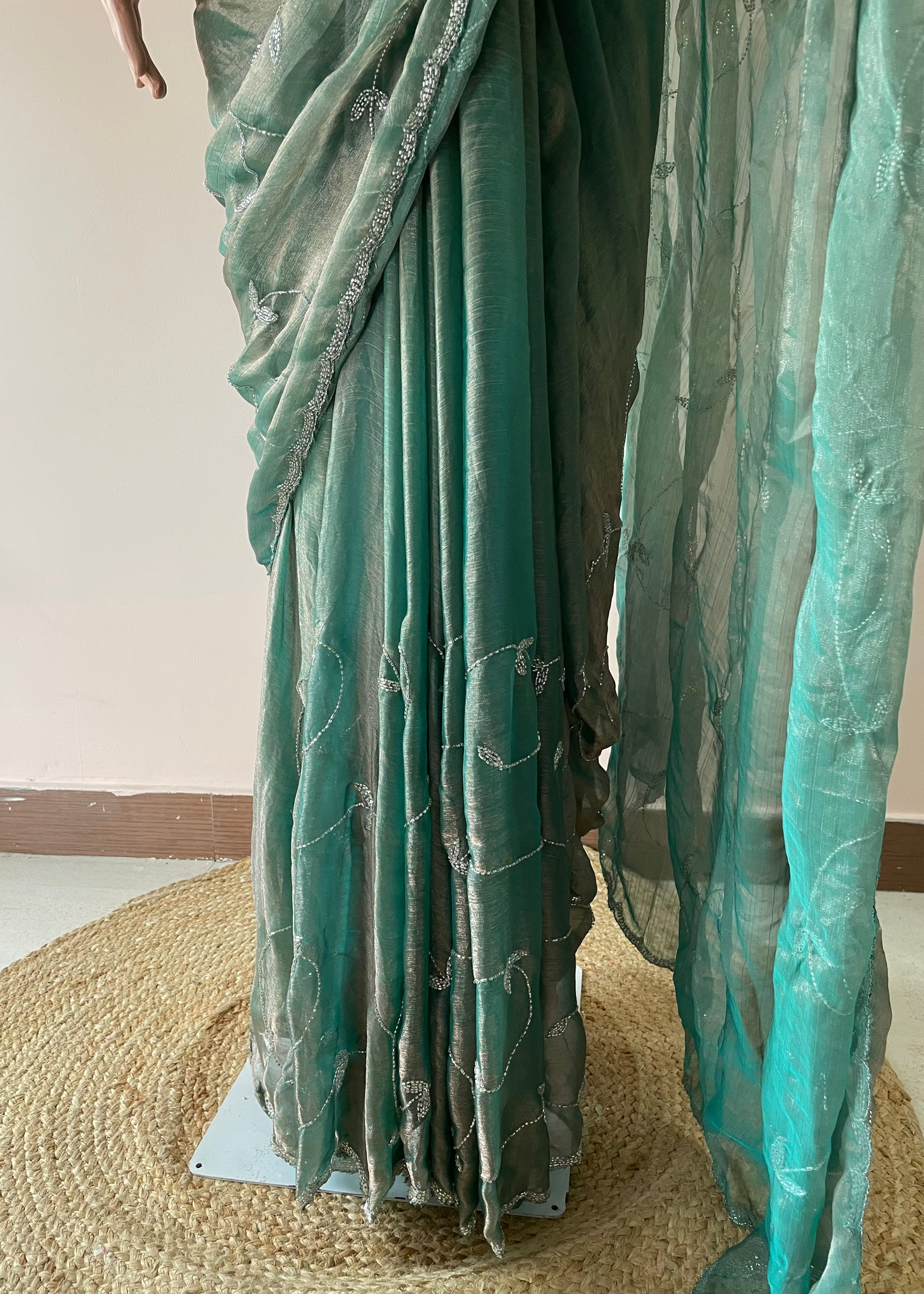 Floral Festive Glow Saree