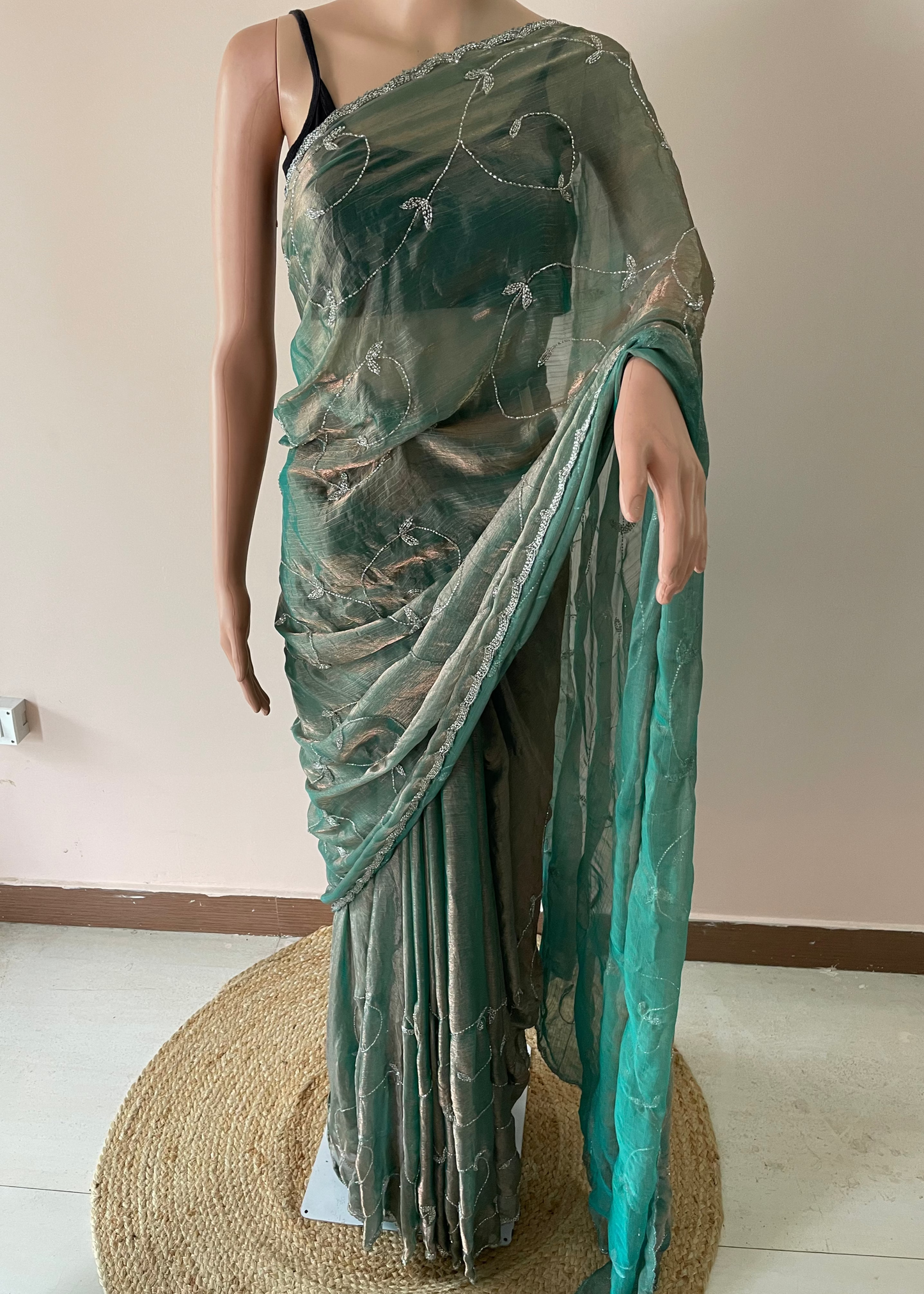 Floral Festive Glow Saree