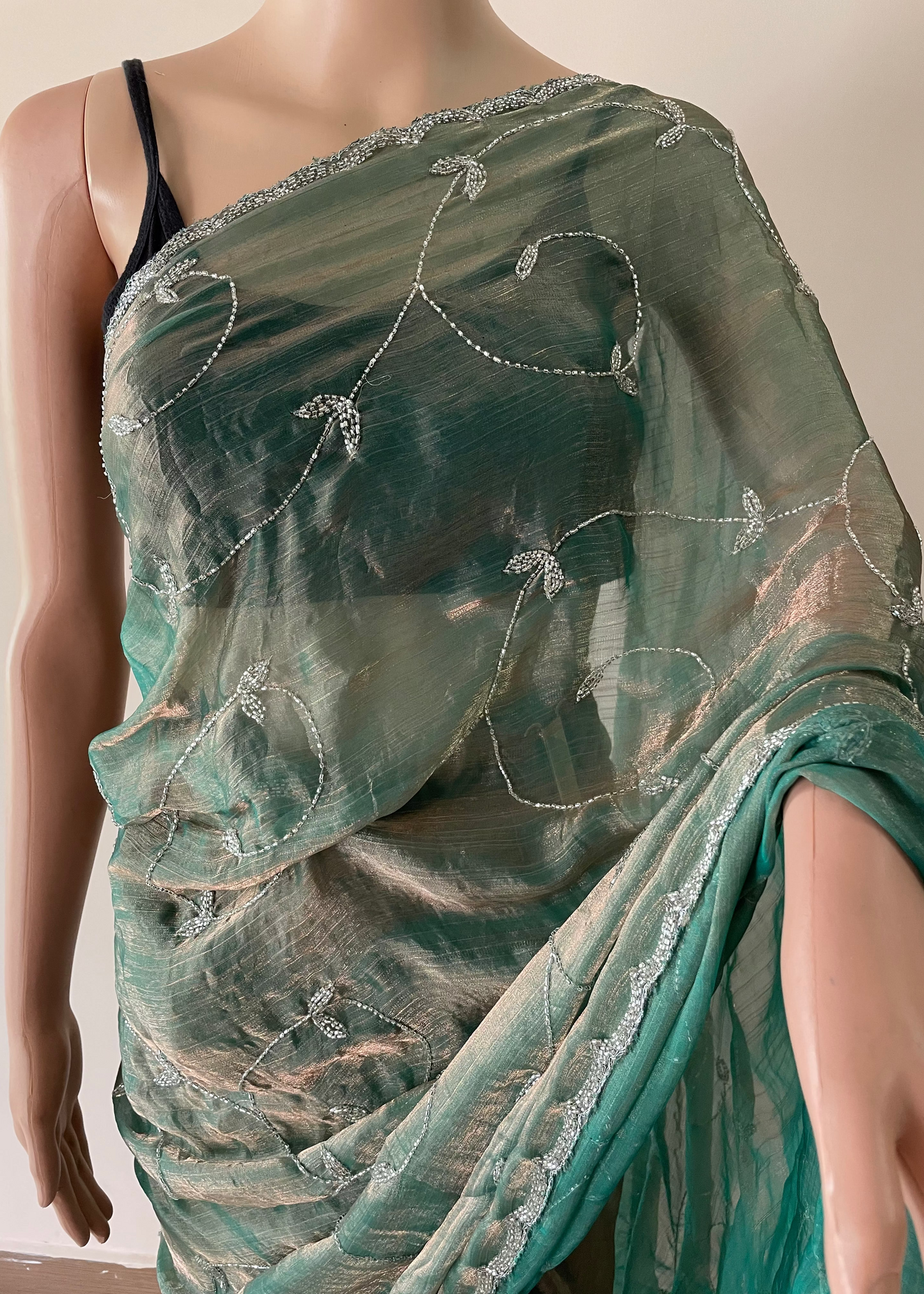 Floral Festive Glow Saree