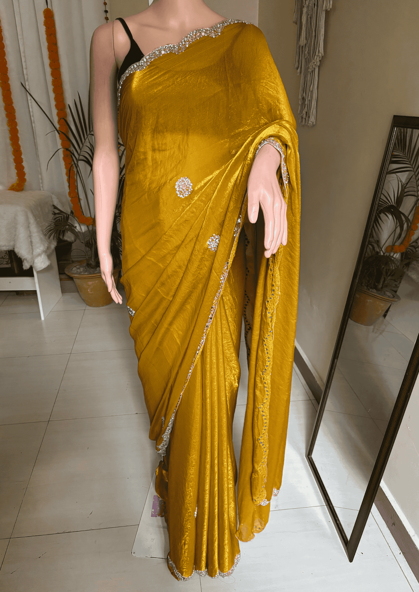 Shimmer Sky Party Wear Saree