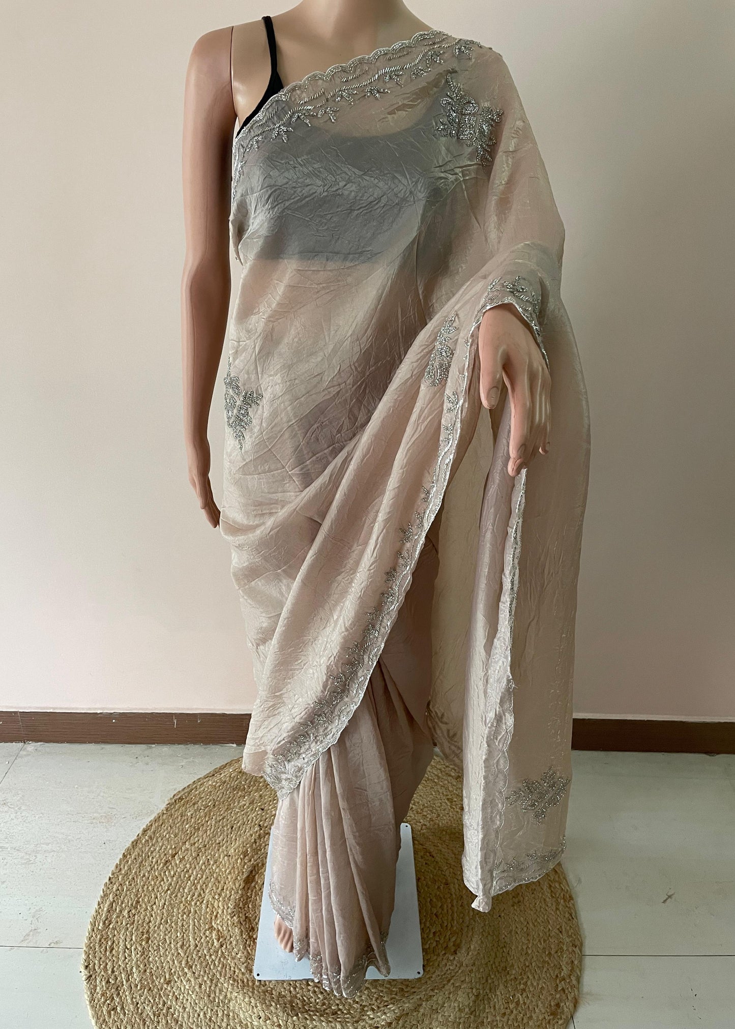 Midnight Spark Party Wear Saree