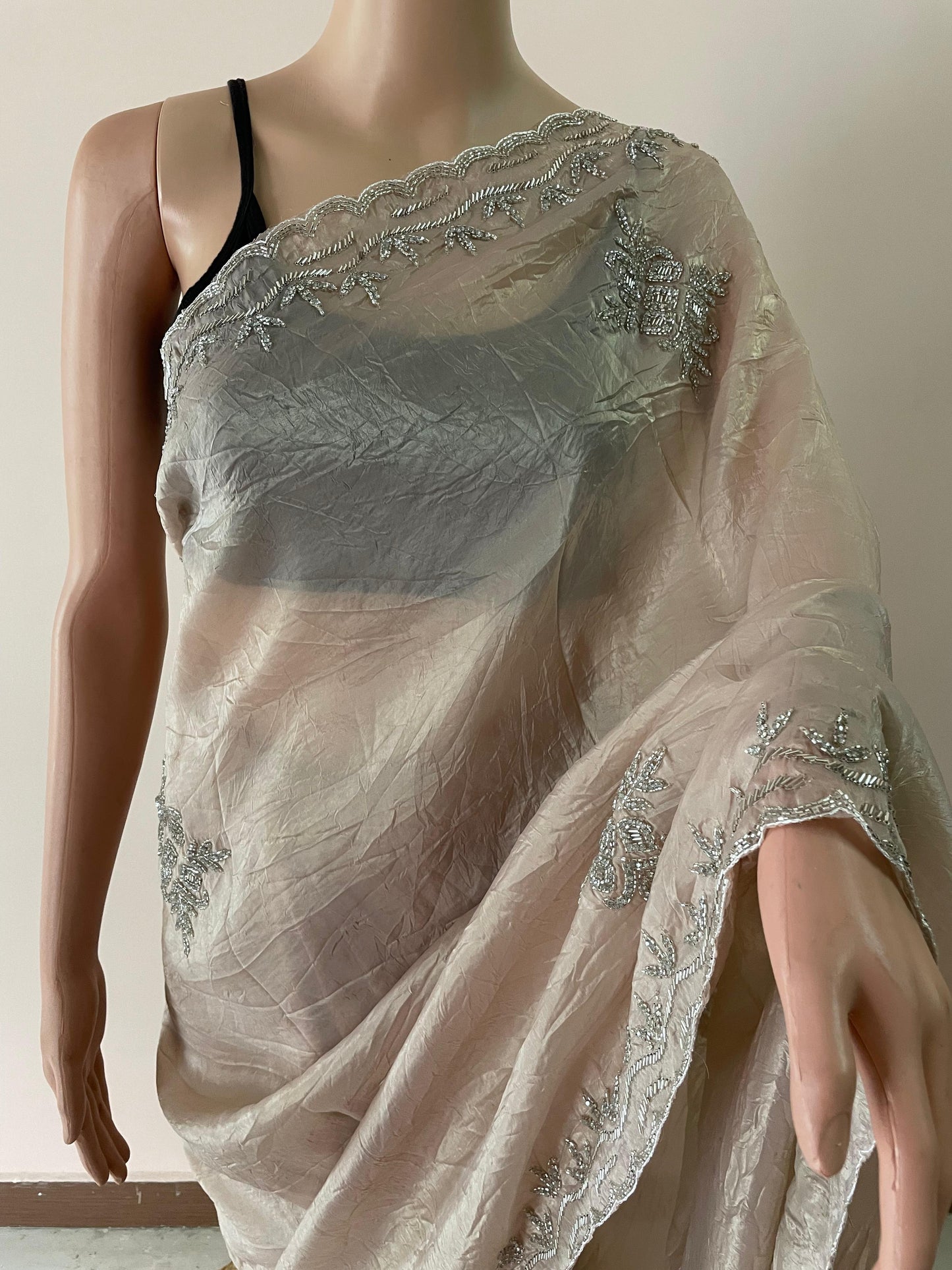 Midnight Spark Party Wear Saree