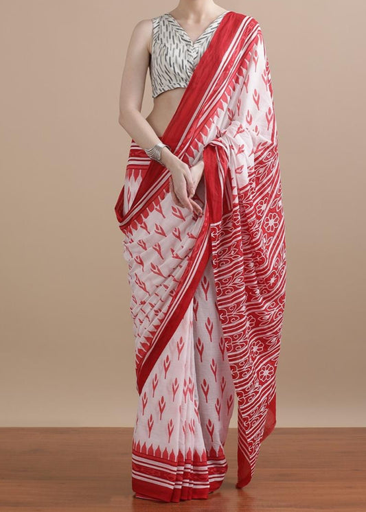 Pujjo Mul Cotton Saree