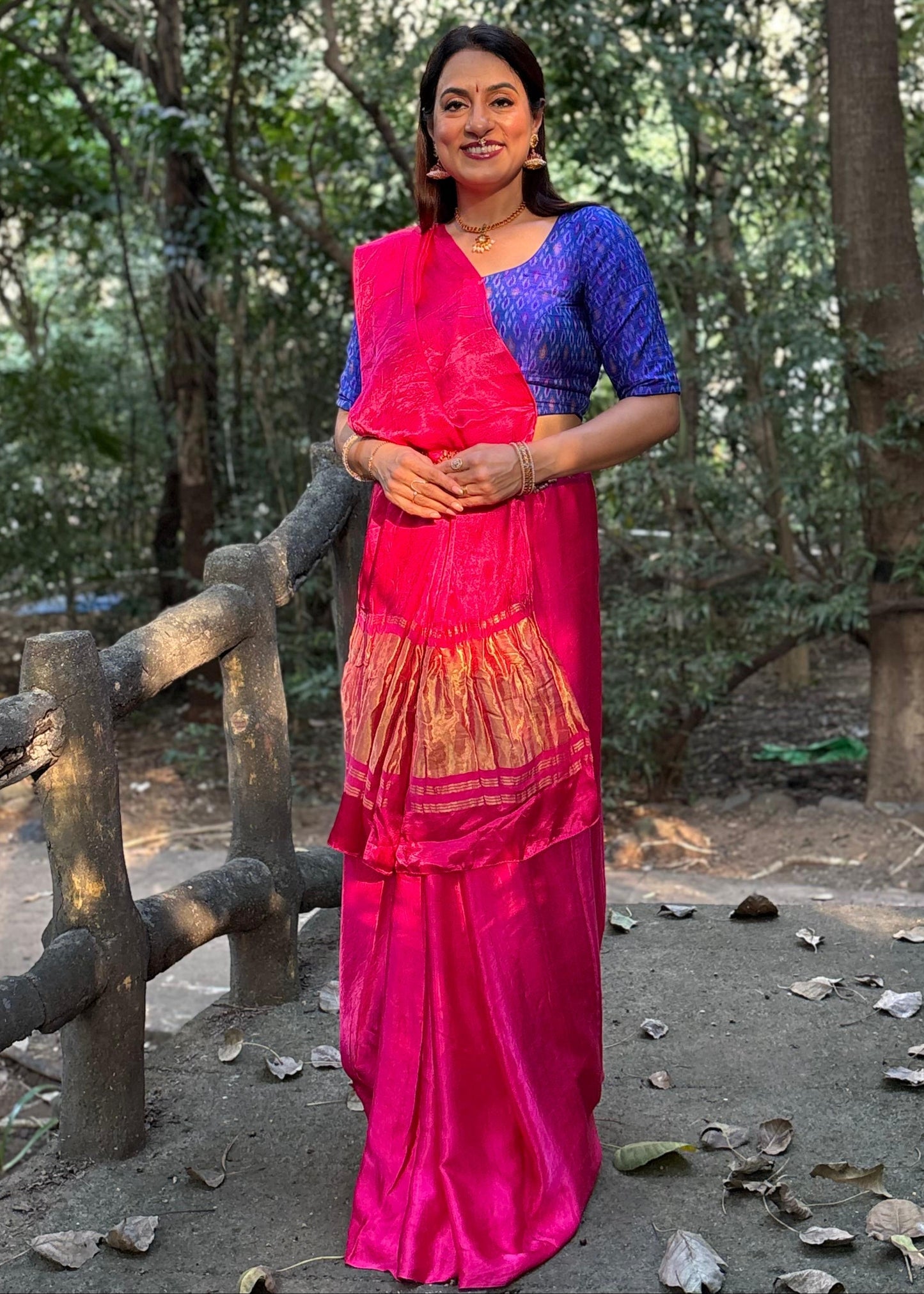 Kashish Lagdi Patta Pure Modal Silk Sarees