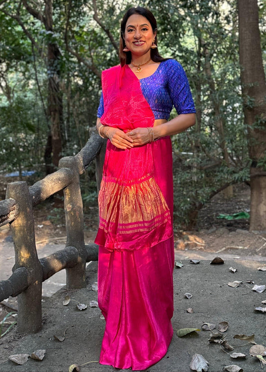 Kashish Lagdi Patta Pure Modal Silk Sarees