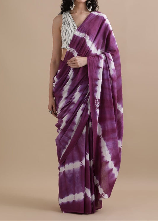 Cloud Kiss Mul Cotton Saree