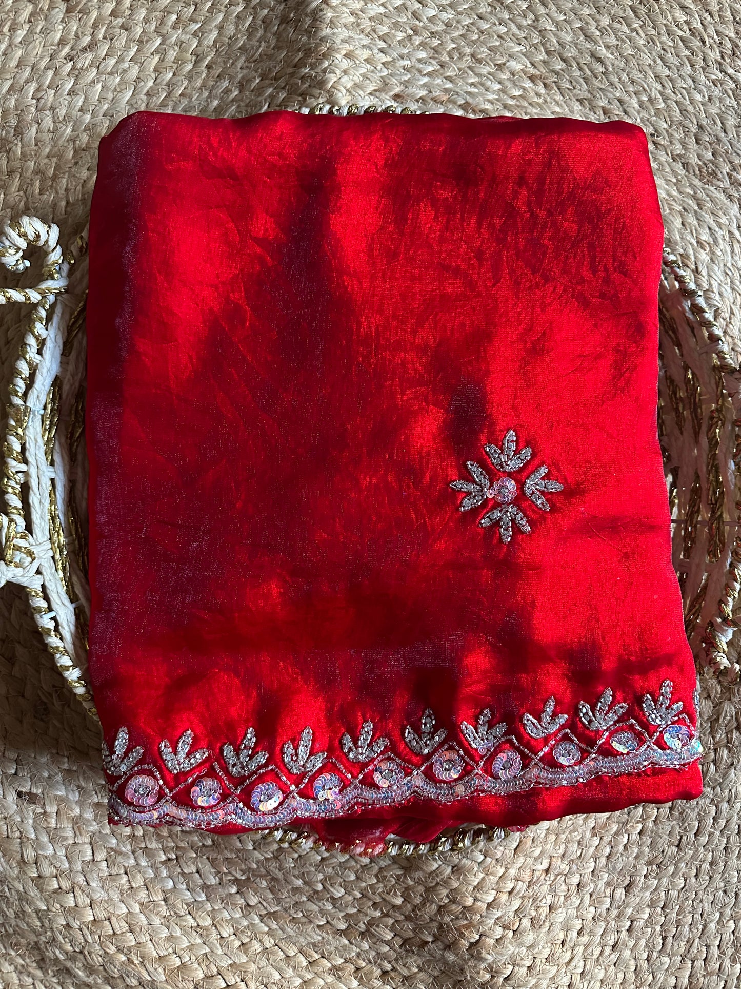 Anushka Sen Party Wear Saree