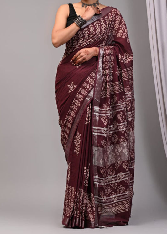 Anokhi Linen Saree