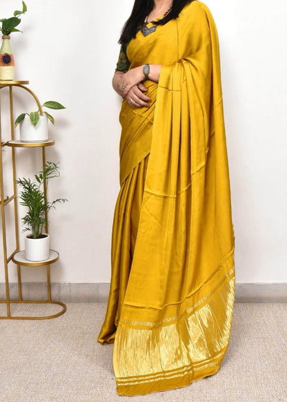 Kashish Lagdi Patta Pure Modal Silk Sarees