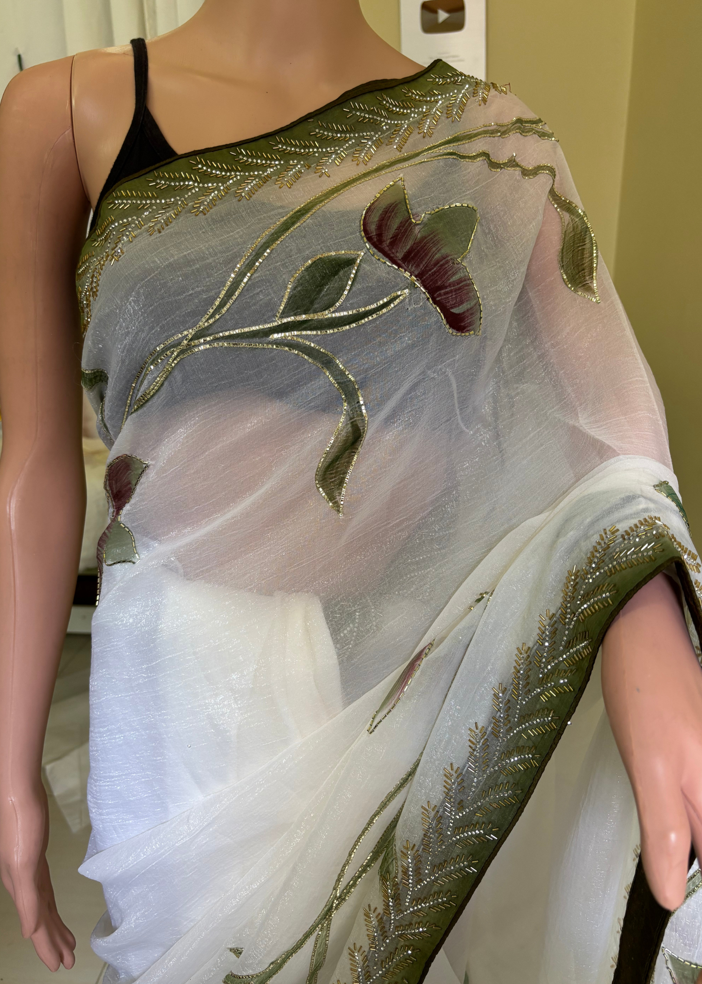 Guldasta Hand work Saree