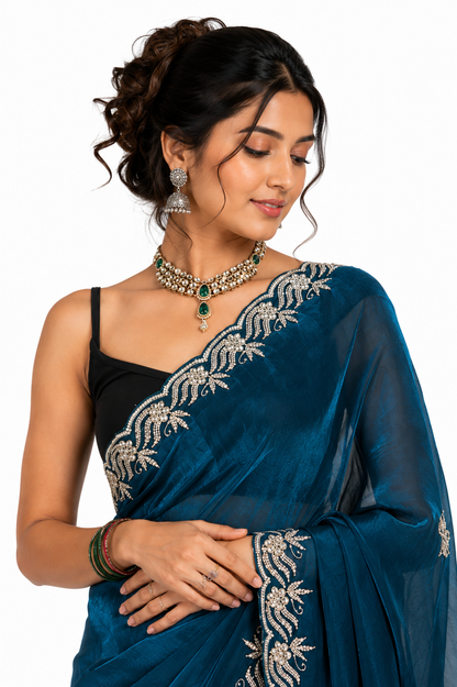 Luxe Heavy Handwork Saree