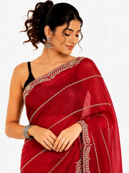 Glam & Shine Party Wear Saree