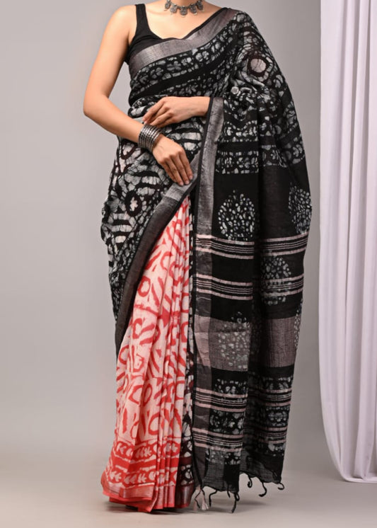Bhavya Linen Saree