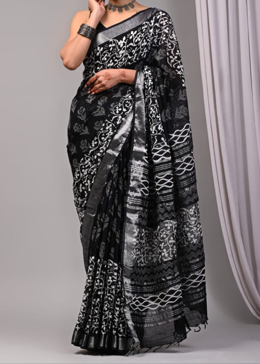 Veera Linen Saree