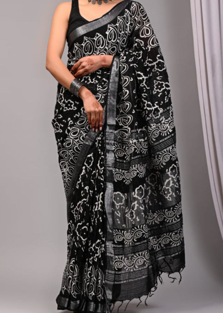 Kiki Linen Saree
