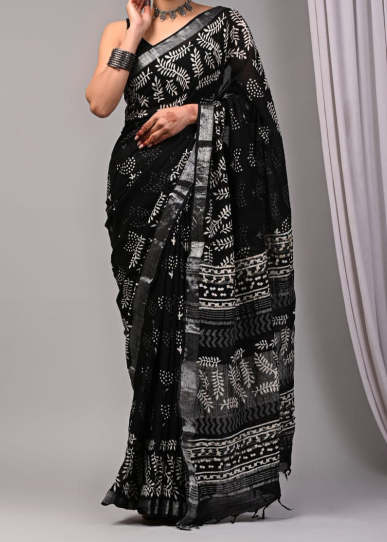 Kumud Linen Saree