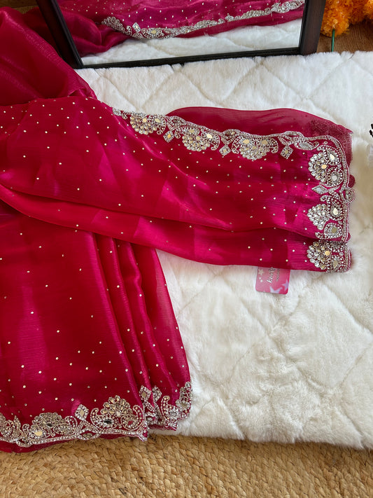 Samina Handwork JC Saree