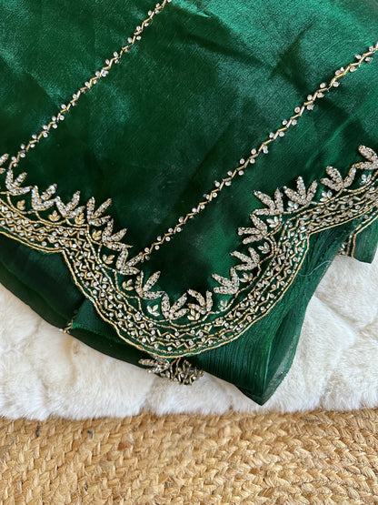 Heavy Embroidered JC Saree
