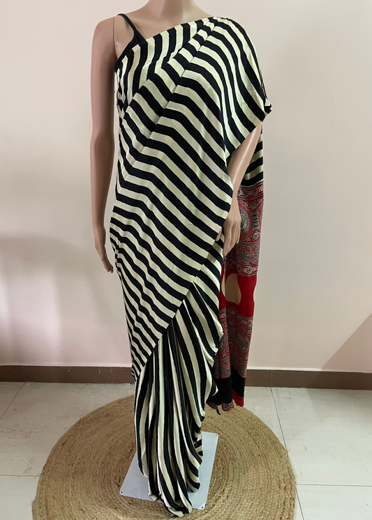 Ajrekha Modal Silk Saree
