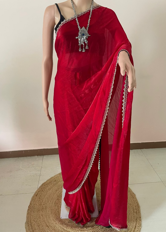 Star Tissue Svarovski Saree