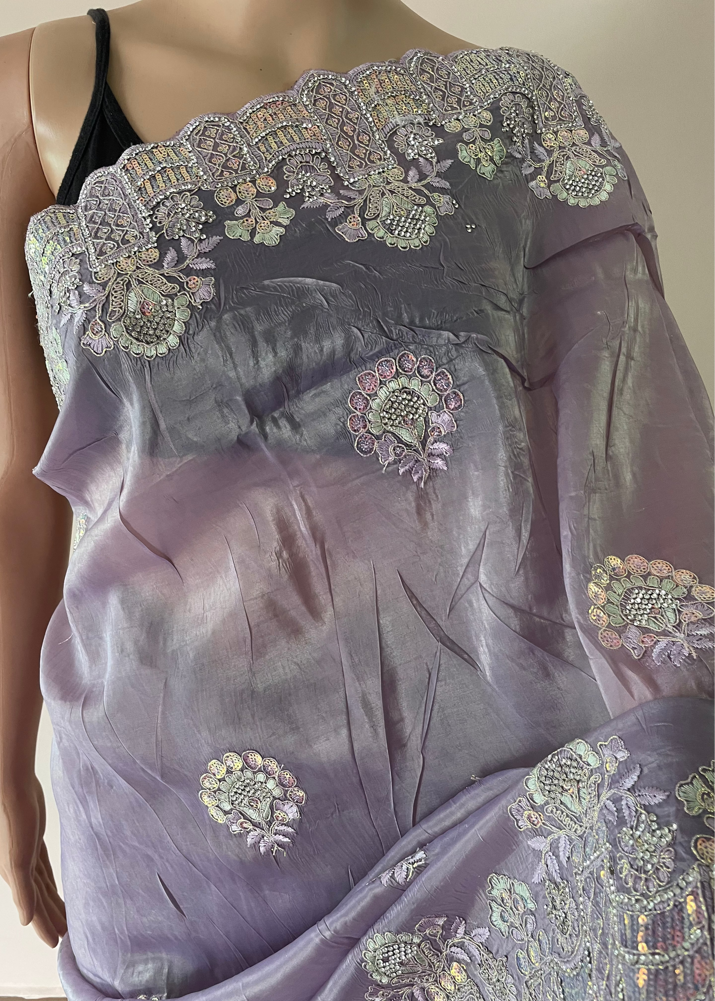 Golden Hour Heavy Work Saree