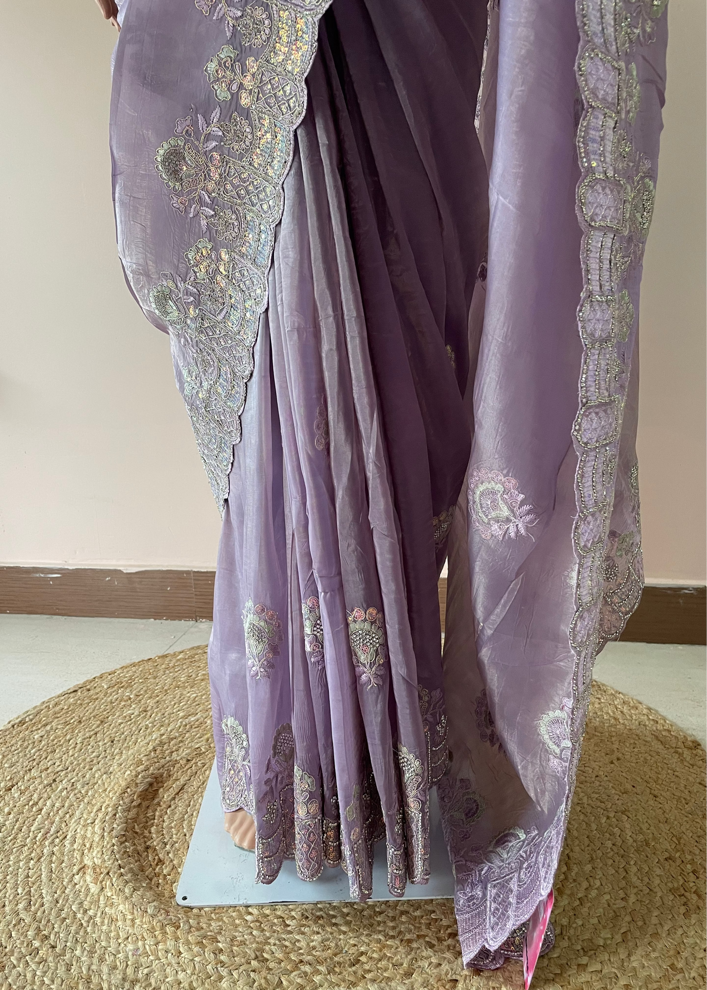 Golden Hour Heavy Work Saree