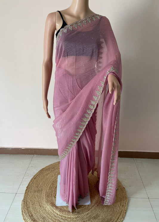 Rose Luxe Party Wear Saree