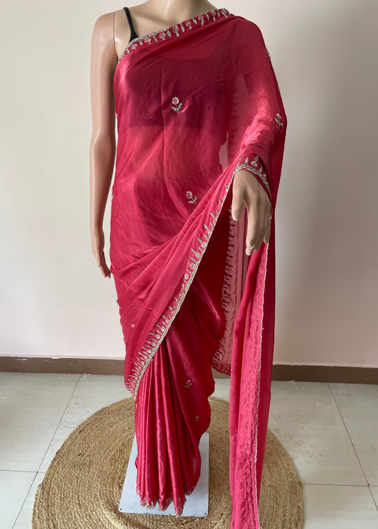 Diamond Dust Party Wear Saree
