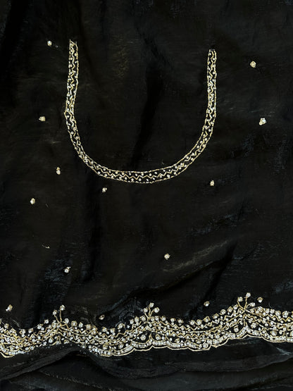 Black Mandira Cocktail Saree