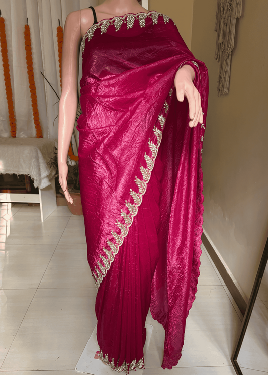 Glow Pearl Party Wear Saree