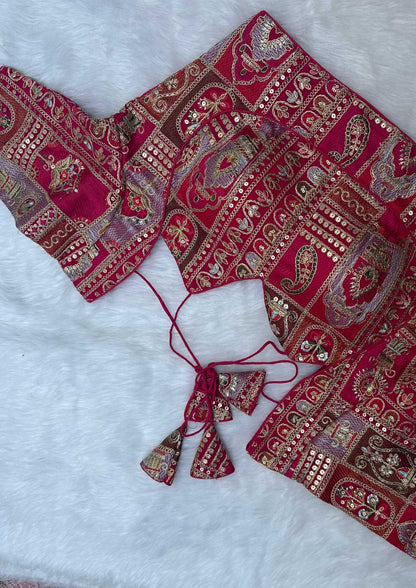 Heavy Embroidery Choli Blouse